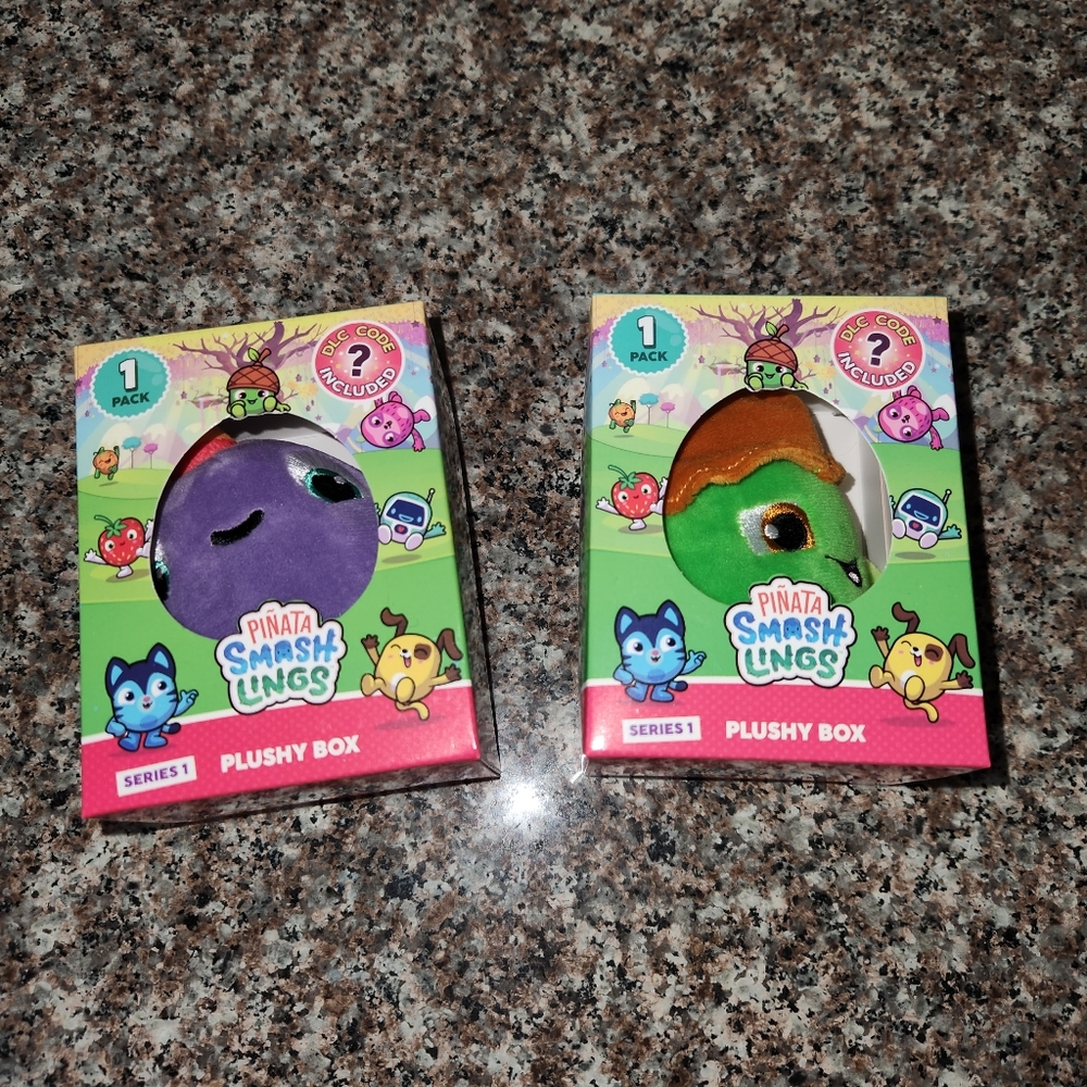 2 ct Pinata Smash Lings Series 1 Plushy Boxes